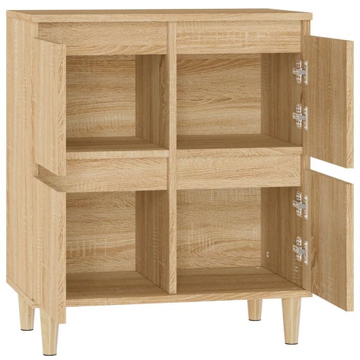 Buffet Chêne sonoma 60x35x70 cm Bois d'ingénierie - Photo n°8