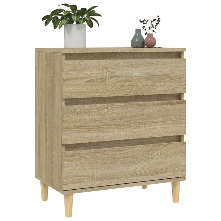 Buffet Chêne sonoma 60x35x70 cm Bois d'ingénierie - Photo n°4