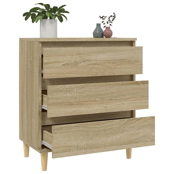 Buffet Chêne sonoma 60x35x70 cm Bois d'ingénierie - Photo n°5