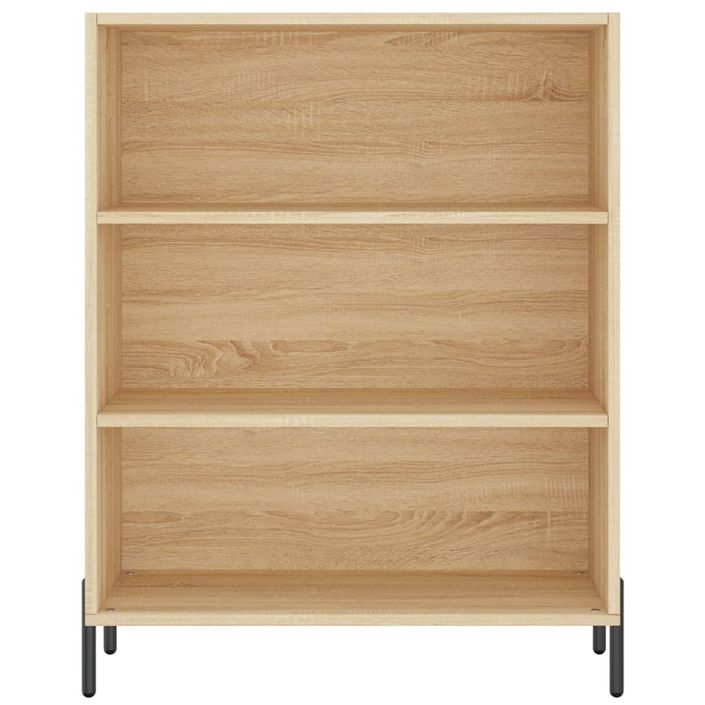 Buffet chêne sonoma 69,5x32,5x180 cm bois d'ingénierie - Photo n°5