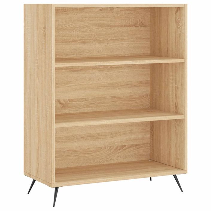 Buffet chêne sonoma 69,5x32,5x180 cm bois d'ingénierie - Photo n°4