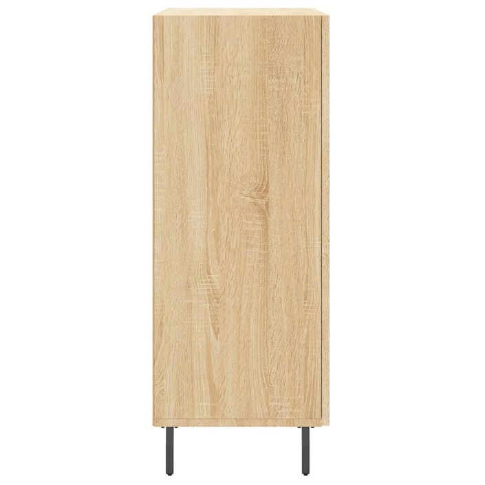 Buffet chêne sonoma 69,5x34x90 cm bois d'ingénierie - Photo n°7