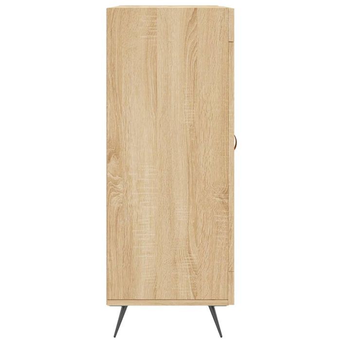 Buffet chêne sonoma 69,5x34x90 cm bois d'ingénierie - Photo n°7