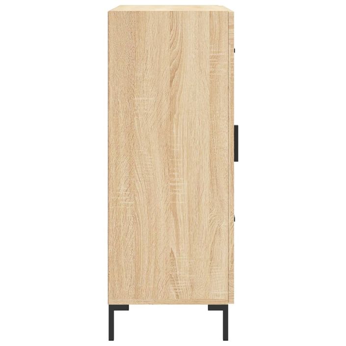 Buffet chêne sonoma 69,5x34x90 cm bois d'ingénierie - Photo n°7