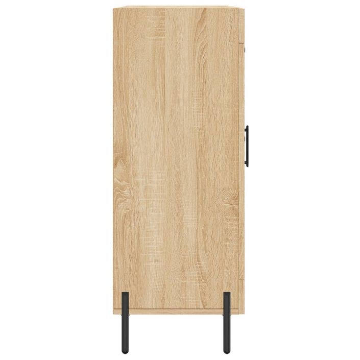 Buffet chêne sonoma 69,5x34x90 cm bois d'ingénierie - Photo n°7