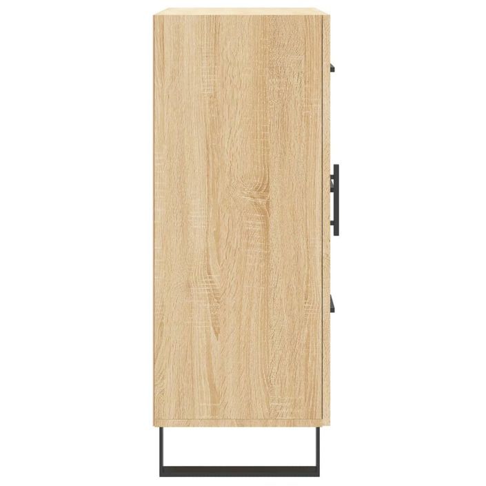 Buffet chêne sonoma 69,5x34x90 cm bois d'ingénierie - Photo n°7