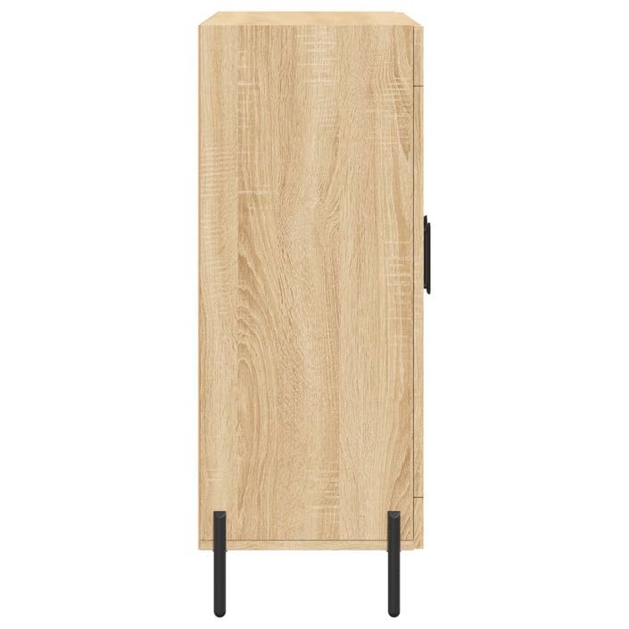 Buffet chêne sonoma 69,5x34x90 cm bois d'ingénierie - Photo n°7