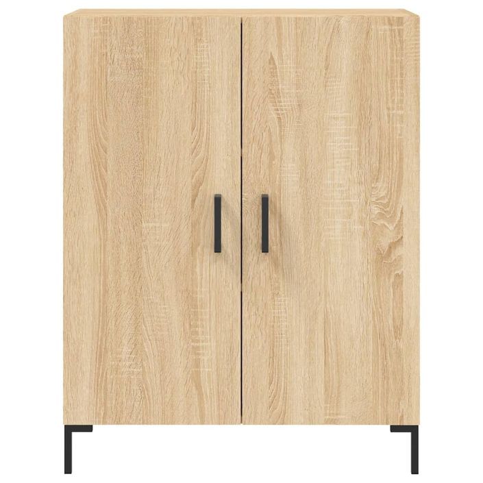 Buffet chêne sonoma 69,5x34x90 cm bois d'ingénierie - Photo n°5