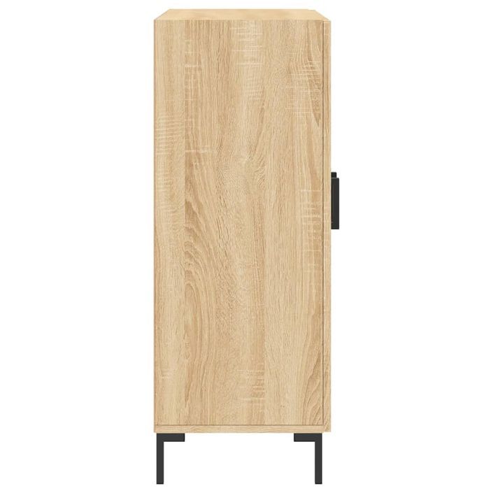 Buffet chêne sonoma 69,5x34x90 cm bois d'ingénierie - Photo n°7