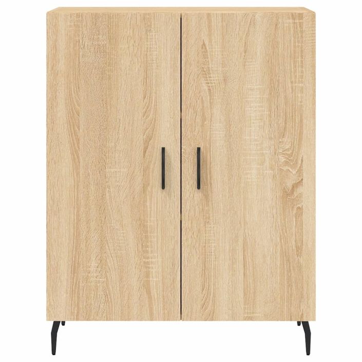 Buffet chêne sonoma 69,5x34x90 cm bois d'ingénierie - Photo n°5