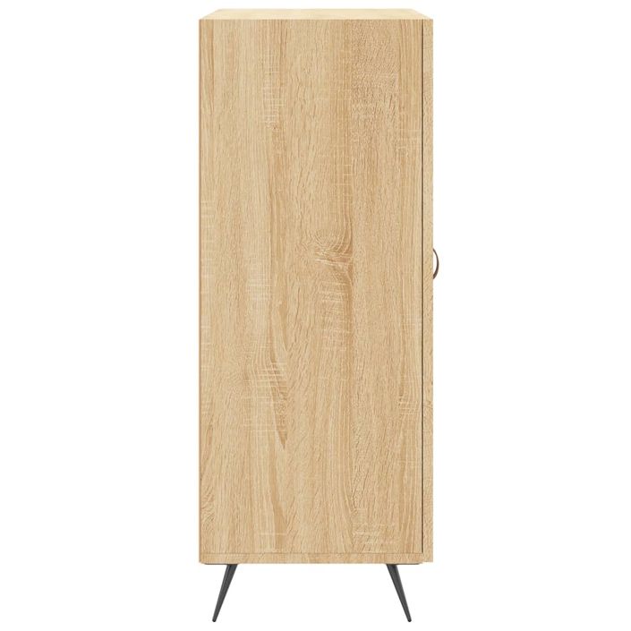 Buffet chêne sonoma 69,5x34x90 cm bois d'ingénierie - Photo n°7