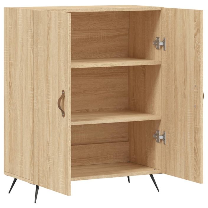 Buffet chêne sonoma 69,5x34x90 cm bois d'ingénierie - Photo n°6