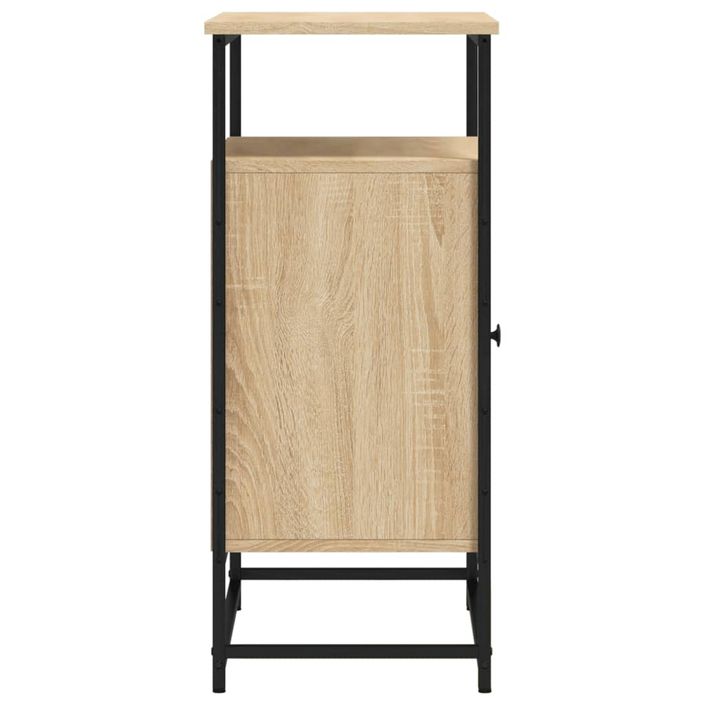 Buffet chêne sonoma 69x35x80 cm bois d'ingénierie - Photo n°7