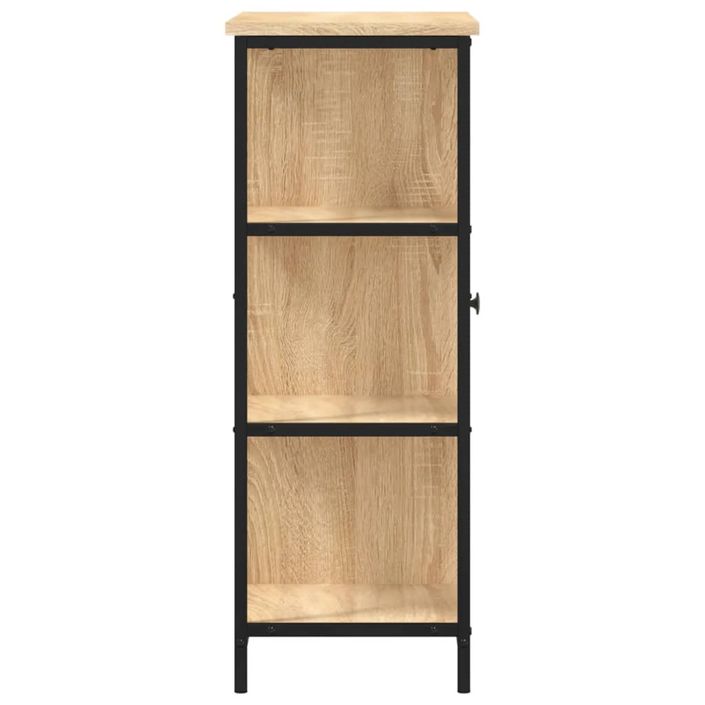 Buffet chêne sonoma 70x30x80 cm bois d'ingénierie - Photo n°7