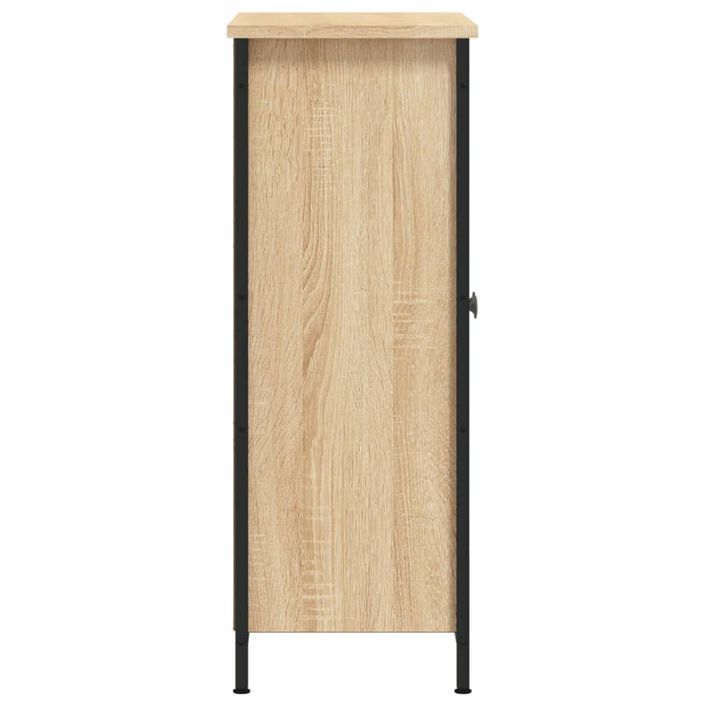 Buffet chêne sonoma 70x30x80 cm bois d'ingénierie - Photo n°7