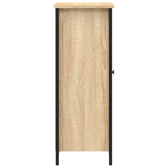 Buffet chêne sonoma 70x30x80 cm bois d'ingénierie - Photo n°7