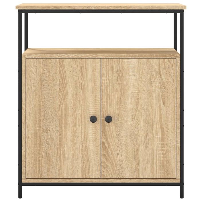 Buffet chêne sonoma 70x30x80 cm bois d'ingénierie - Photo n°6