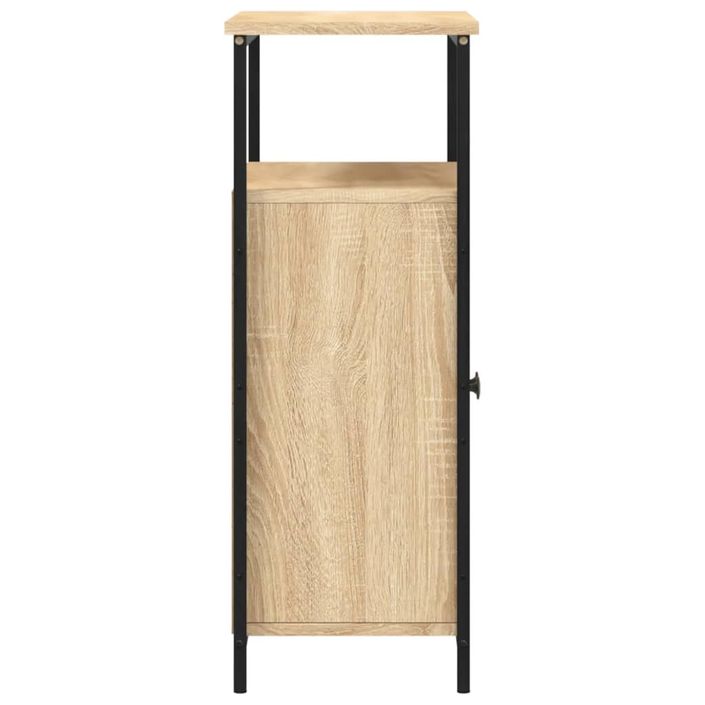 Buffet chêne sonoma 70x30x80 cm bois d'ingénierie - Photo n°7