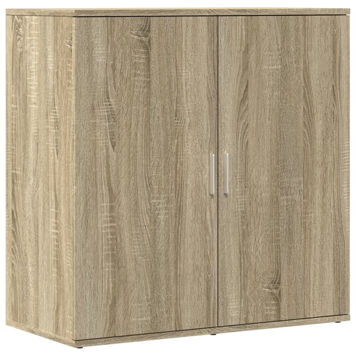 Buffet chêne sonoma 79x38x80 cm bois d'ingénierie - Photo n°1