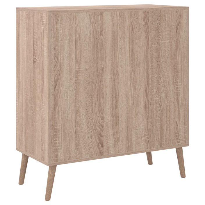 Buffet chêne sonoma 80x38,5x88 cm bois d'ingénierie - Photo n°7