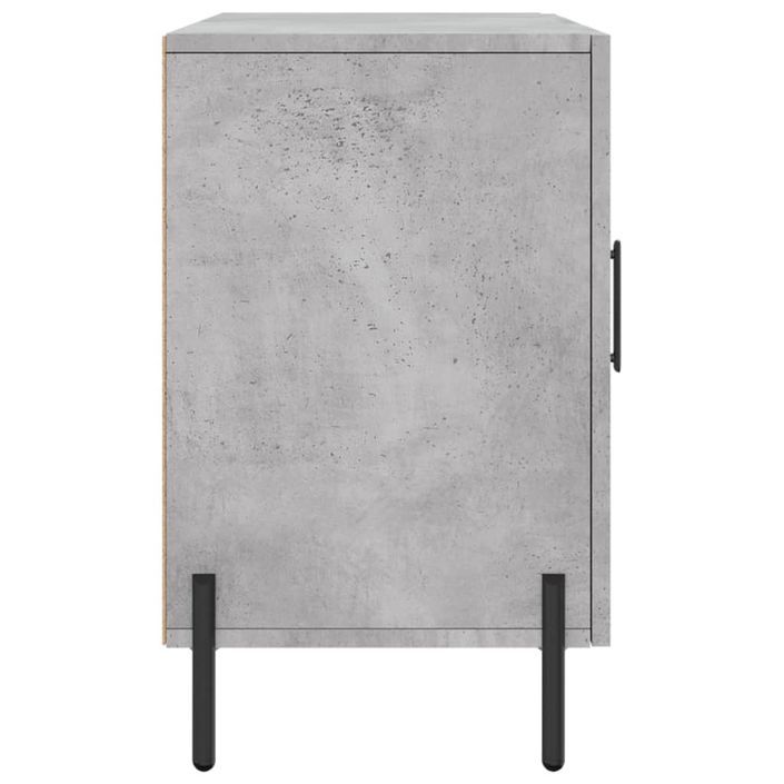 Buffet gris béton 100x36x60 cm bois d'ingénierie - Photo n°7