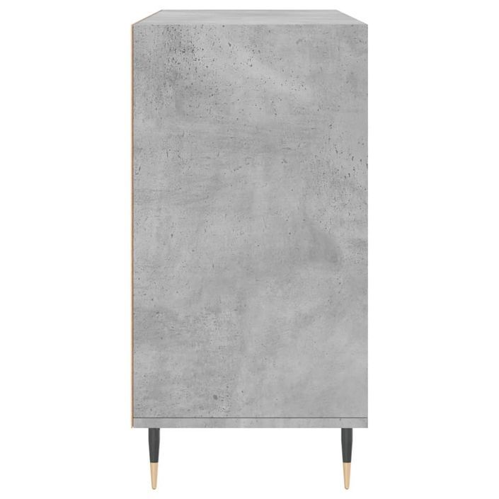 Buffet gris béton 103,5x35x70 cm bois d'ingénierie - Photo n°5