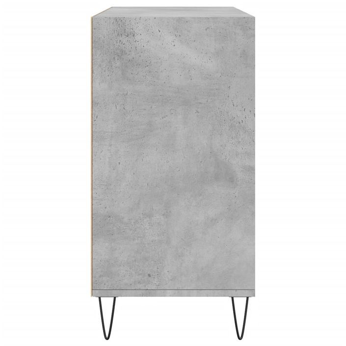 Buffet gris béton 103,5x35x70 cm bois d'ingénierie - Photo n°5