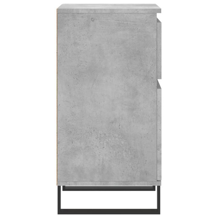 Buffet gris béton 40x35x70 cm bois d'ingénierie - Photo n°7