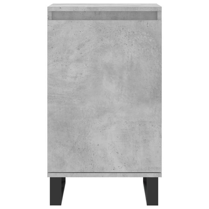 Buffet gris béton 40x35x70 cm bois d'ingénierie - Photo n°5