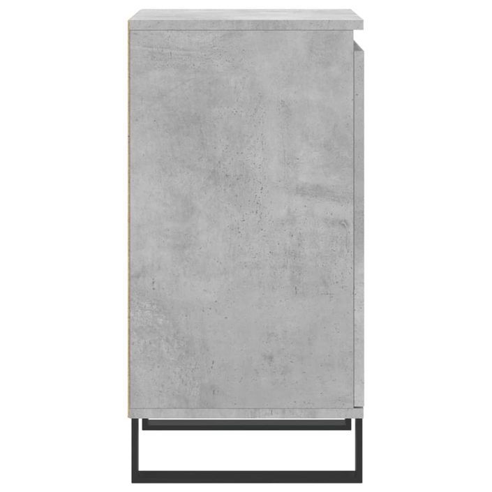 Buffet gris béton 40x35x70 cm bois d'ingénierie - Photo n°7