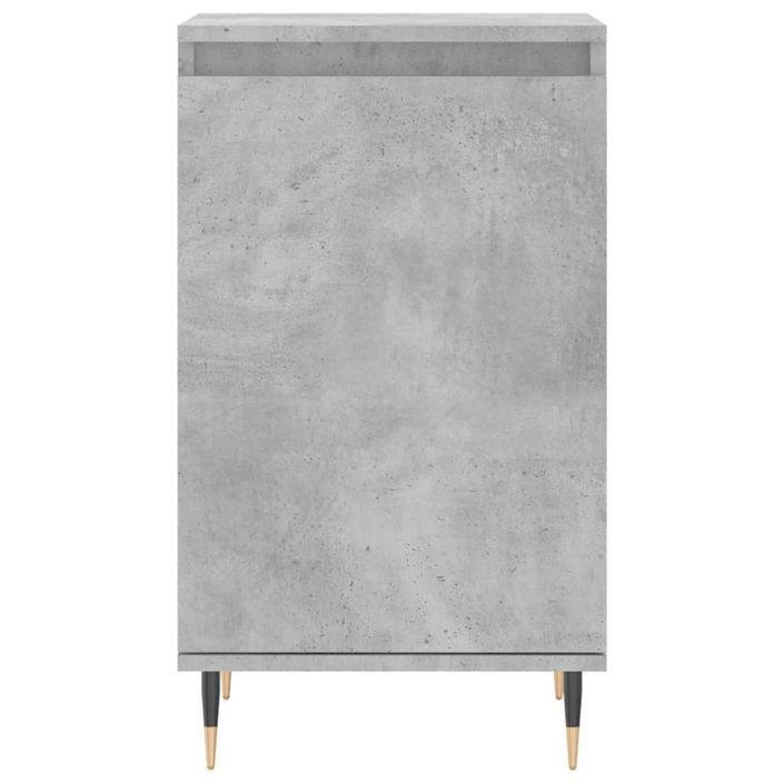 Buffet gris béton 40x35x70 cm bois d'ingénierie - Photo n°5