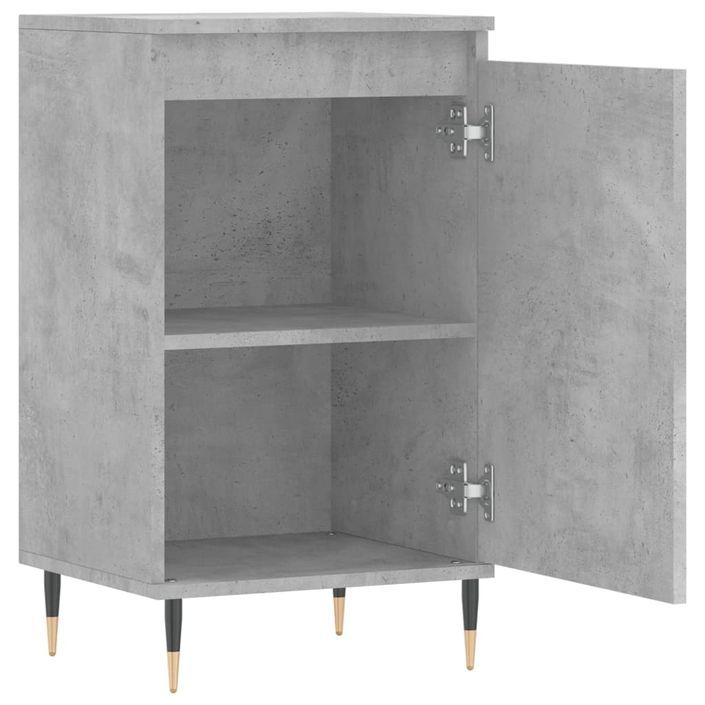 Buffet gris béton 40x35x70 cm bois d'ingénierie - Photo n°6