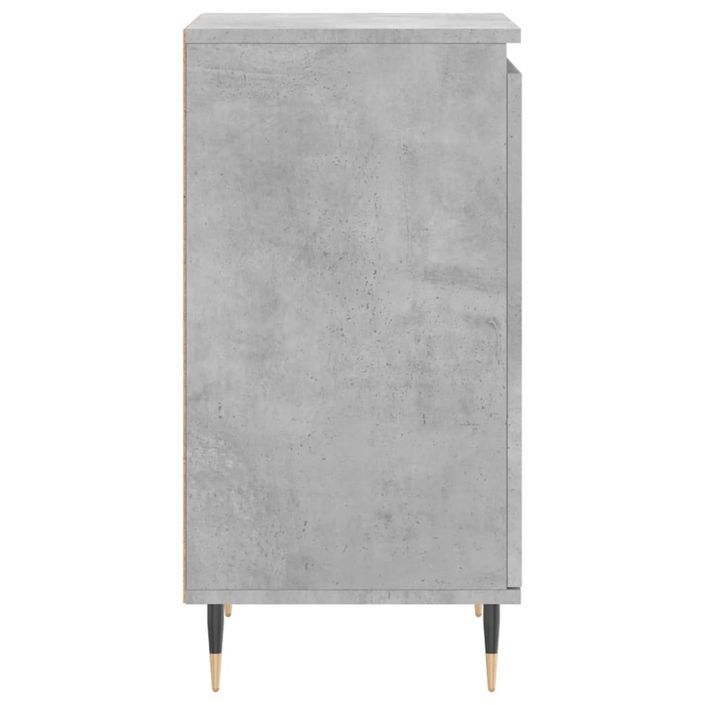 Buffet gris béton 40x35x70 cm bois d'ingénierie - Photo n°7