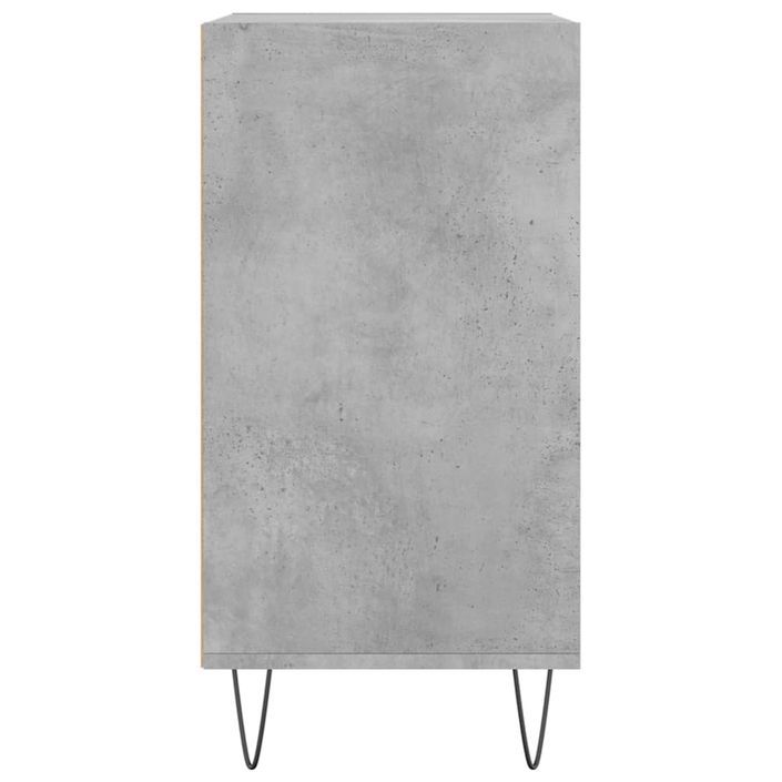 Buffet gris béton 57x35x70 cm bois d'ingénierie - Photo n°5