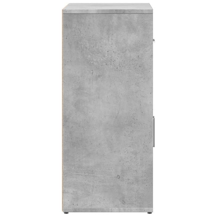 Buffet gris béton 60x31x70 cm bois d'ingénierie - Photo n°6