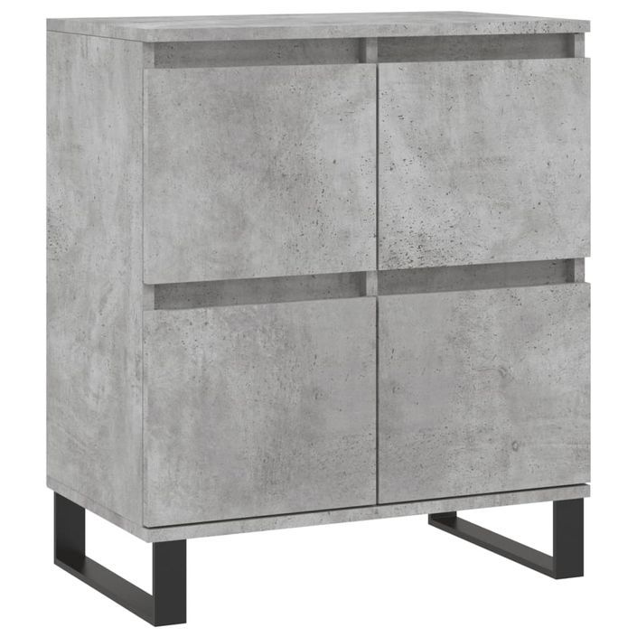 Buffet Gris béton 60x35x70 cm Bois d'ingénierie - Photo n°1