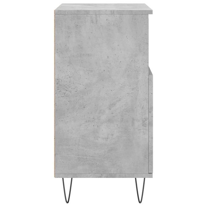 Buffet Gris béton 60x35x70 cm Bois d'ingénierie - Photo n°7