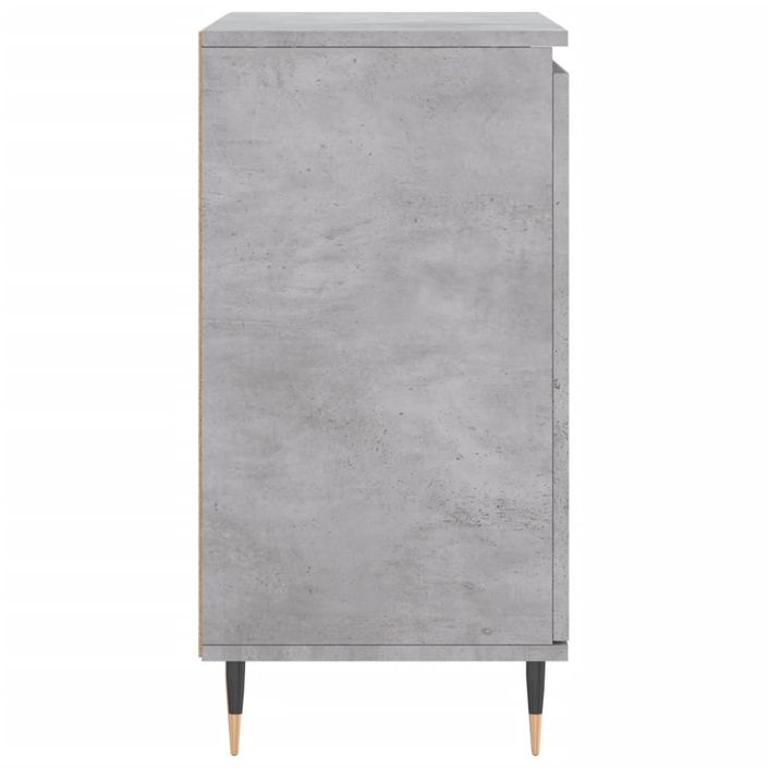 Buffet Gris béton 60x35x70 cm Bois d'ingénierie - Photo n°7