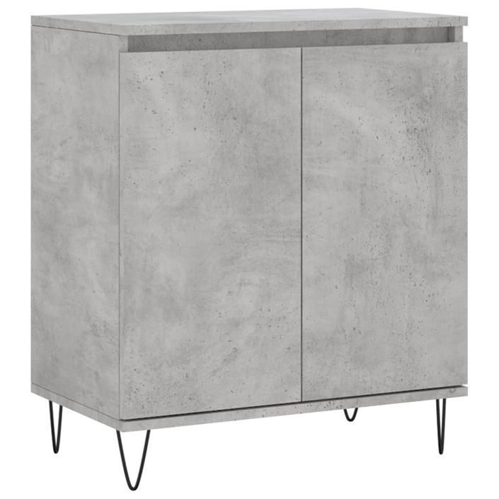 Buffet Gris béton 60x35x70 cm Bois d'ingénierie - Photo n°1