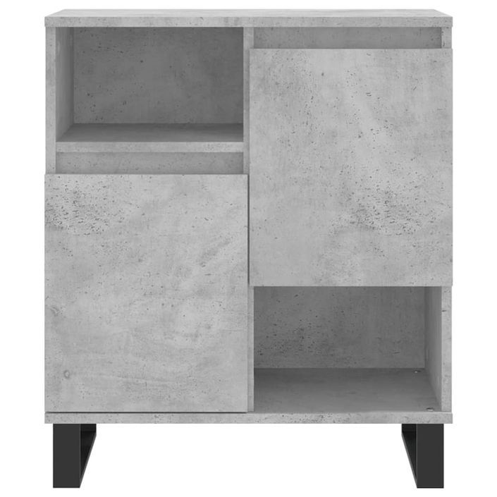 Buffet Gris béton 60x35x70 cm Bois d'ingénierie - Photo n°5