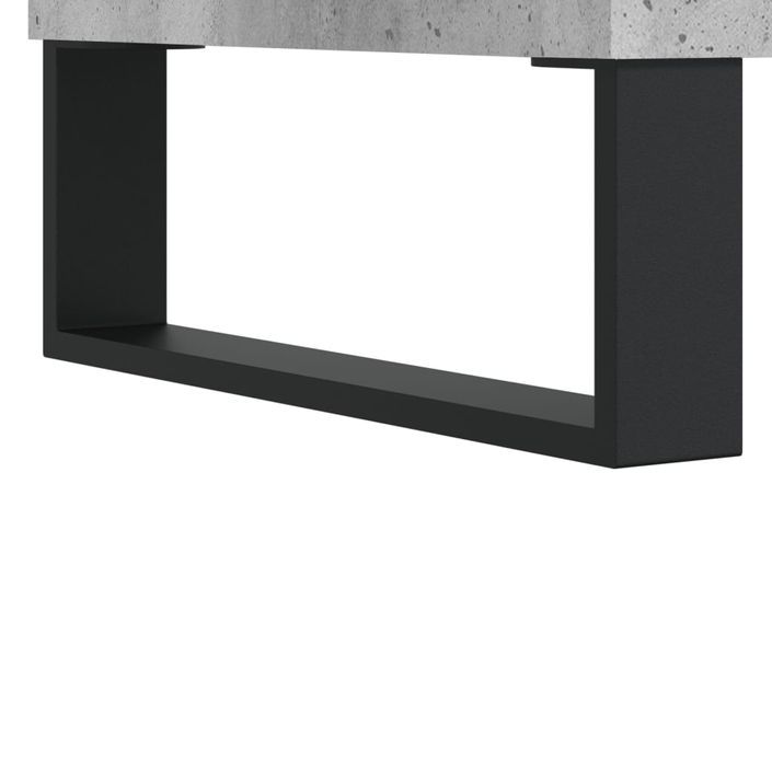 Buffet Gris béton 60x35x70 cm Bois d'ingénierie - Photo n°10