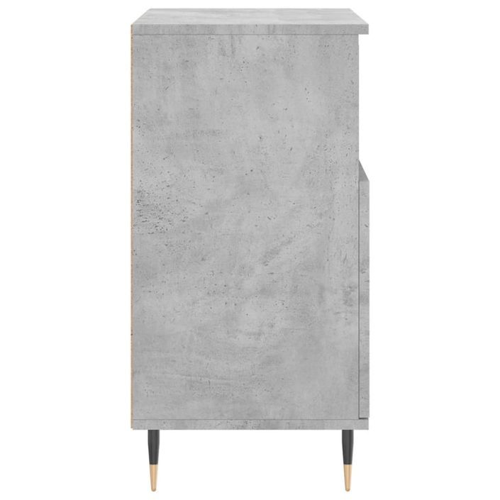 Buffet Gris béton 60x35x70 cm Bois d'ingénierie - Photo n°7