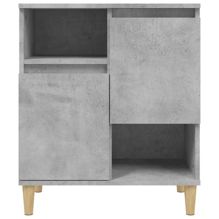 Buffet Gris béton 60x35x70 cm Bois d'ingénierie - Photo n°6