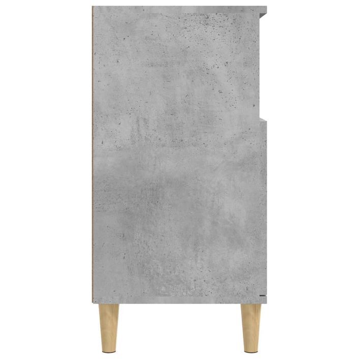 Buffet Gris béton 60x35x70 cm Bois d'ingénierie - Photo n°7