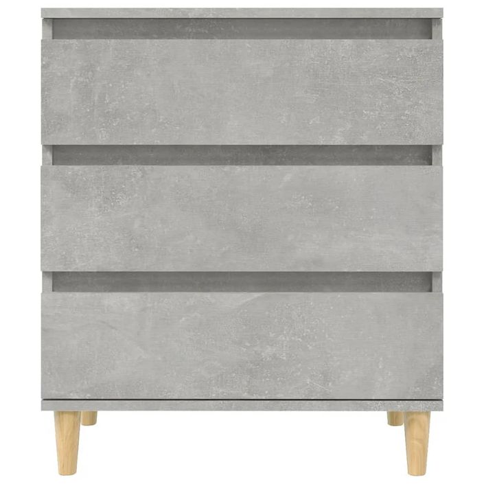 Buffet Gris béton 60x35x70 cm Bois d'ingénierie - Photo n°6