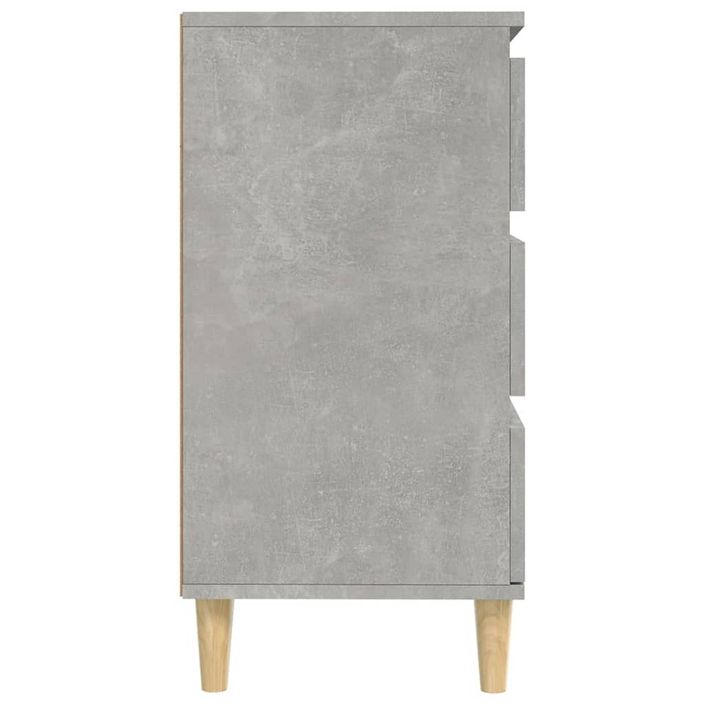 Buffet Gris béton 60x35x70 cm Bois d'ingénierie - Photo n°8