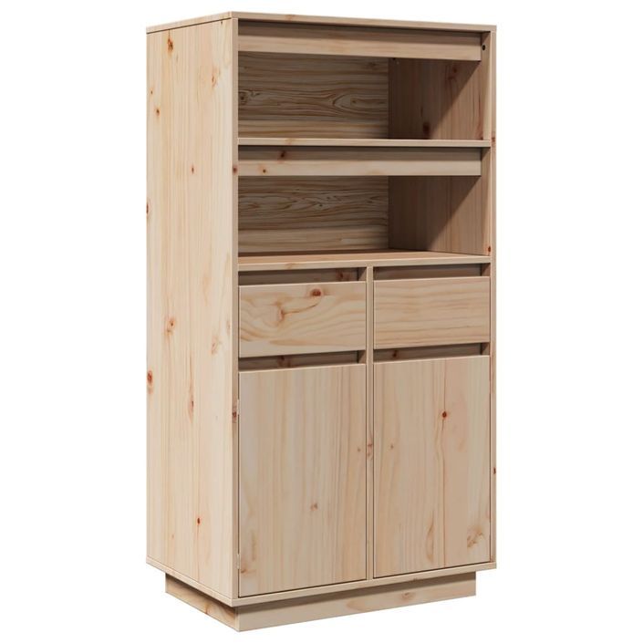 Buffet haut 60x40x116,5 cm Bois massif de pin - Photo n°1