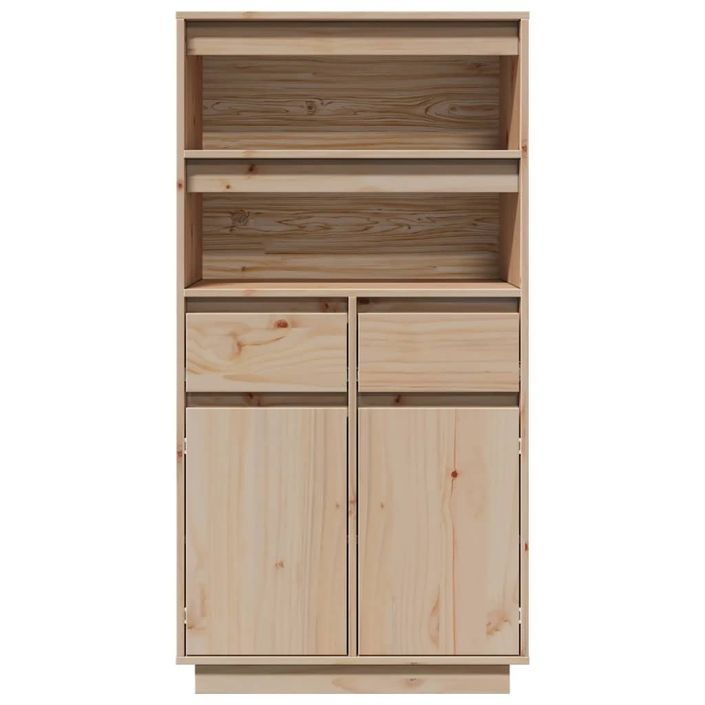 Buffet haut 60x40x116,5 cm Bois massif de pin - Photo n°5