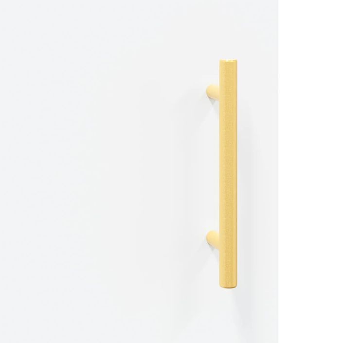 Buffet haut Blanc 34,5x34x180 cm Bois d'ingénierie - Photo n°10