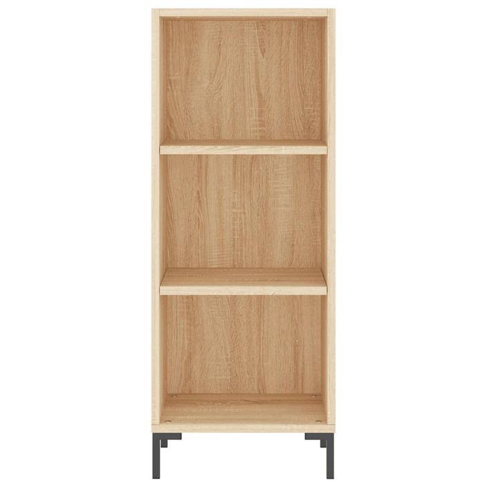 Buffet haut Chêne sonoma 34,5x32,5x180 cm Bois d'ingénierie - Photo n°5